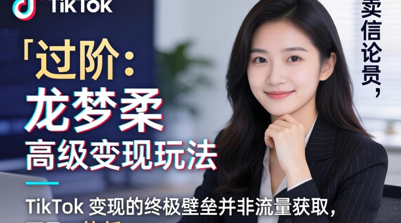 龙梦柔的TikTok高级变现玩法是什么