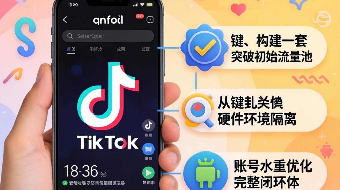 安卓机装 TikTok 权重优化怎么突破流量池