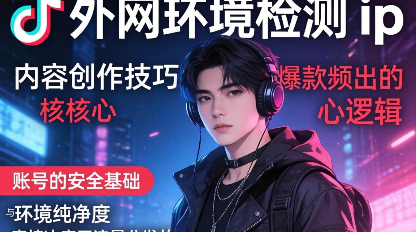 TikTok 外网环境检测 ip 内容创作技巧
