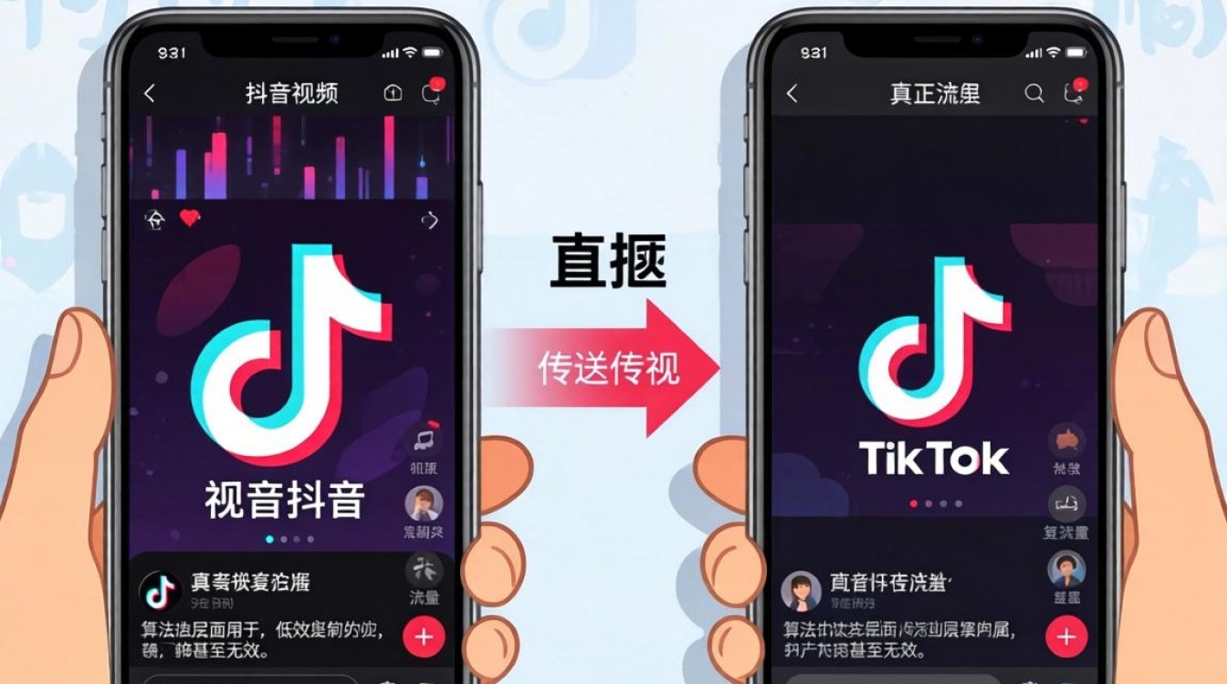 抖音传送视频到 TikTok 手机怎么操作