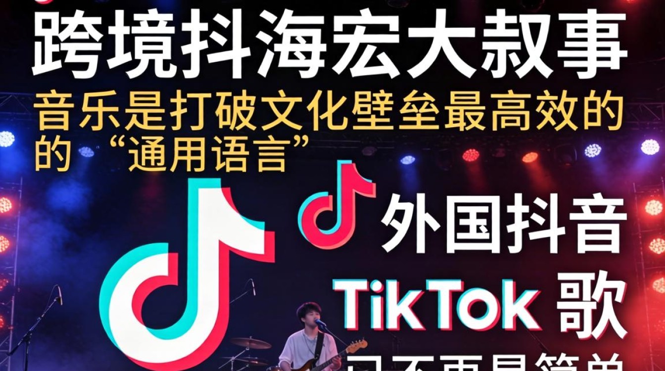 跨境出海外国抖音TikTok歌怎么火