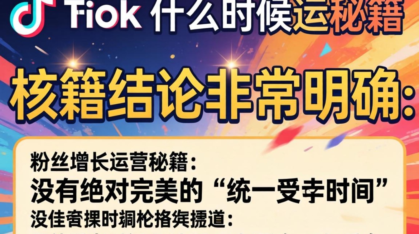 TikTok 最佳发布时间段及涨粉技巧