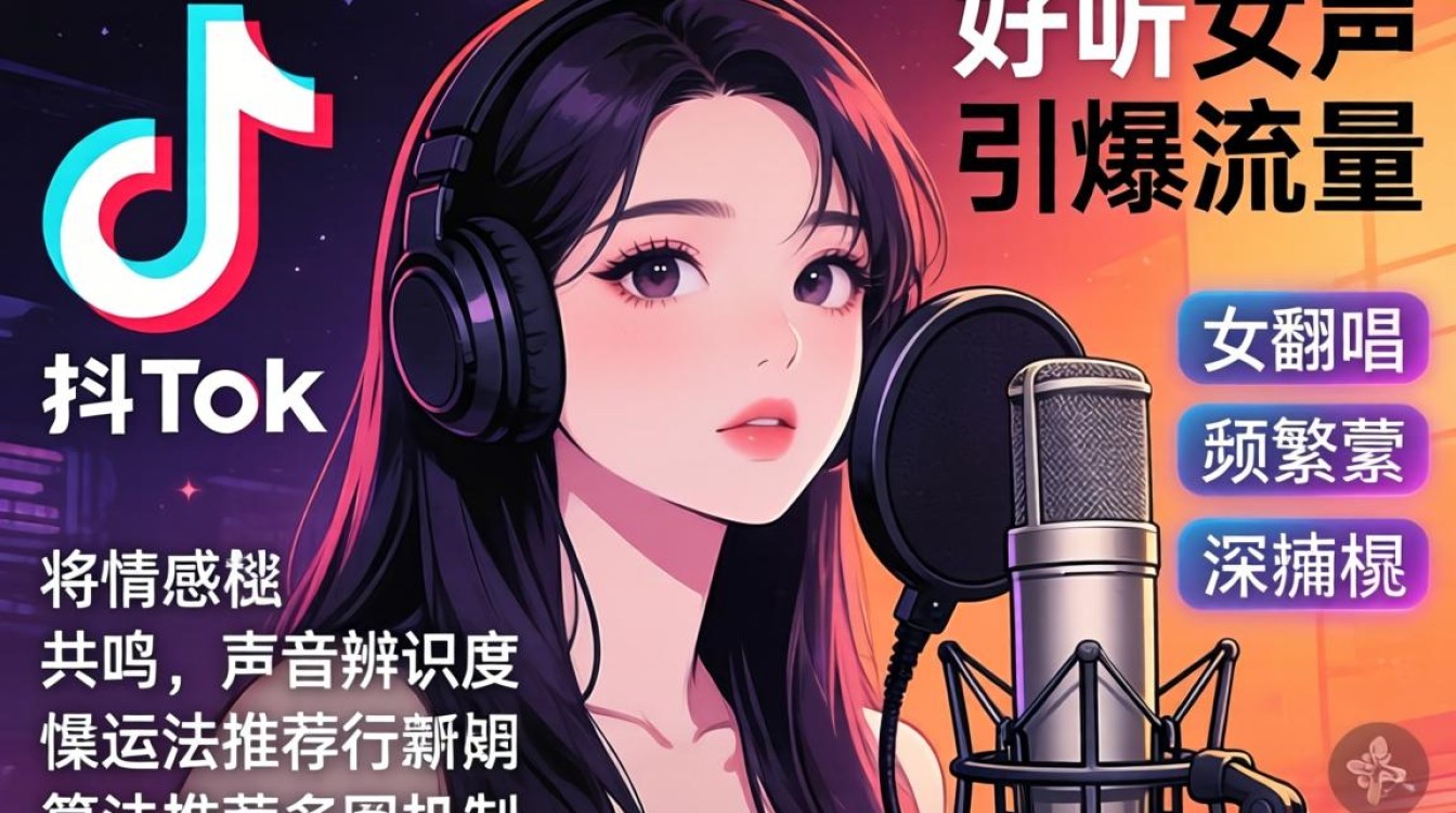 TikTok 好听的女声翻唱内容创作技巧爆款频出