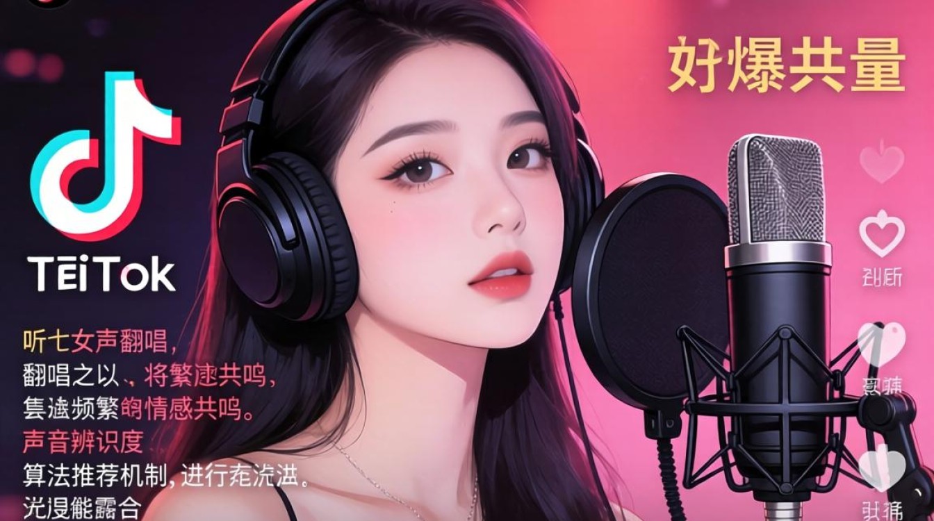 TikTok 好听的女声翻唱内容创作技巧爆款频出