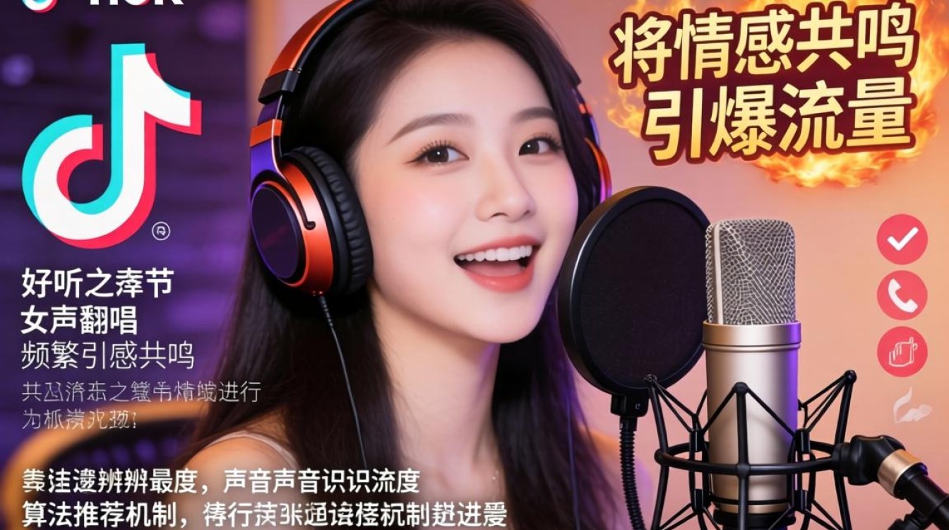 TikTok 好听的女声翻唱内容创作技巧爆款频出