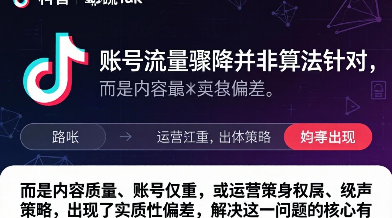 TikTok 突然不给流量了怎么办