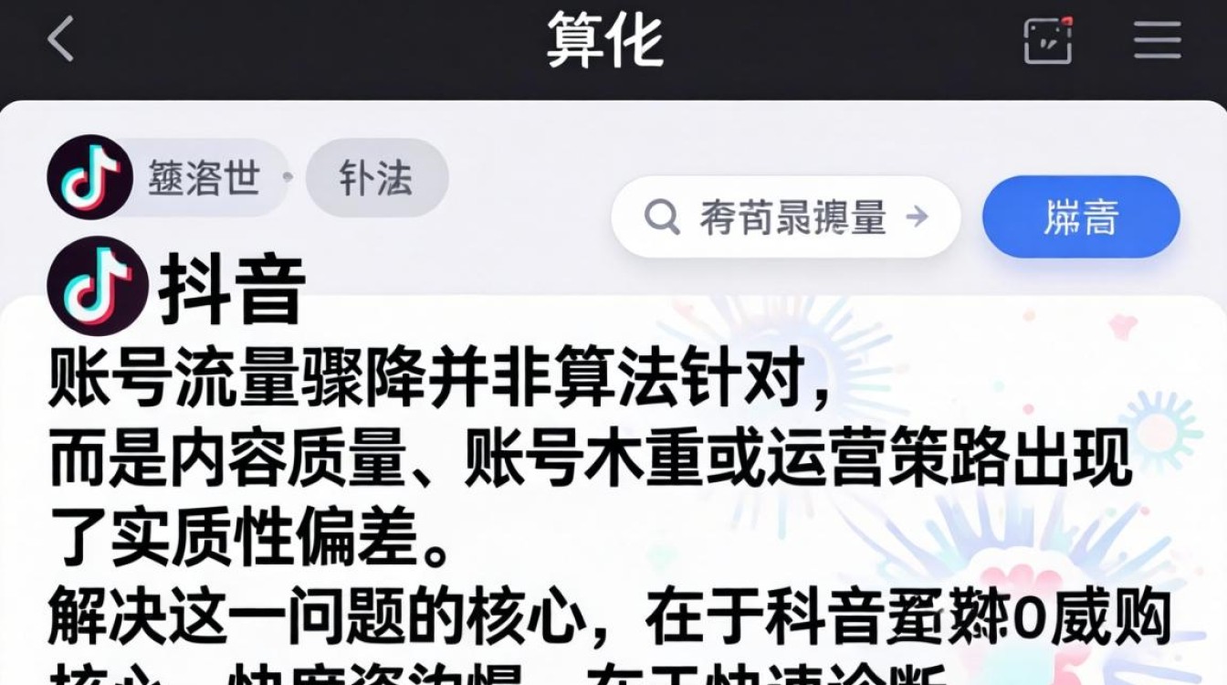TikTok 突然不给流量了怎么办