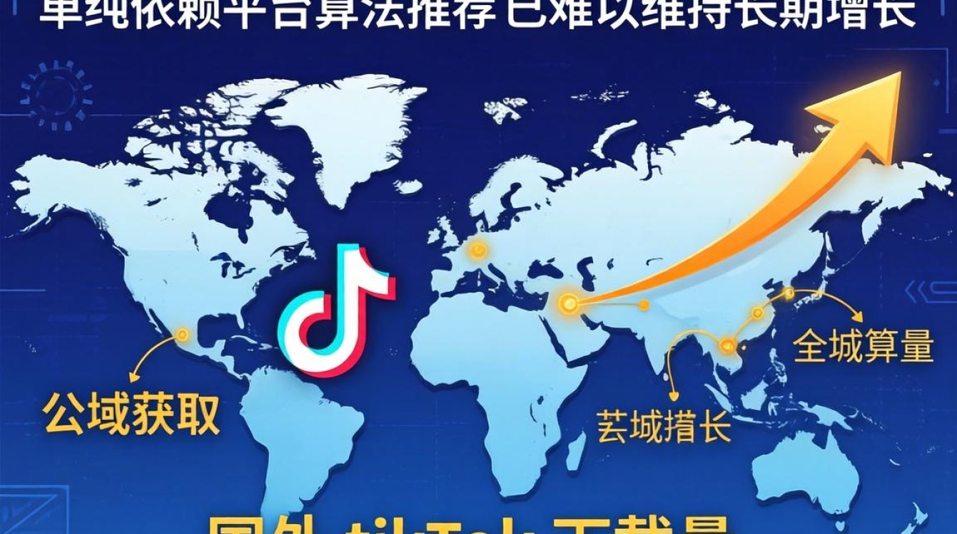 公域获取国外 TikTok 下载量突破流量瓶颈