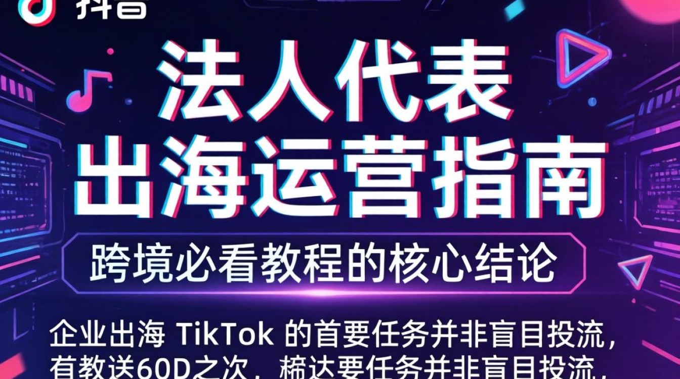 TikTok 法人代表注册流程及出海运营全攻略