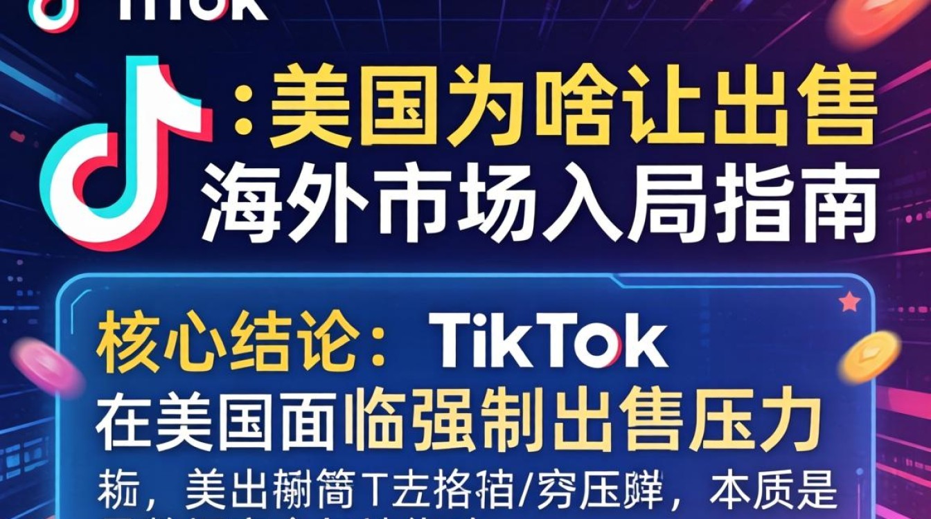 TikTok 美国被售原因及海外市场入局指南