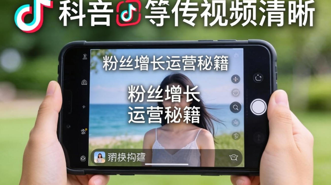 TikTok 视频上传高清不模糊及涨粉技巧