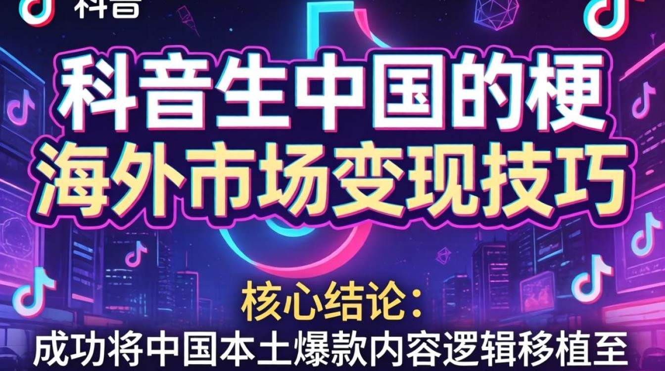 TikTok 来自中国的梗 海外市场变现技巧