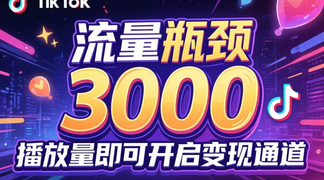 TikTok 3000 播放量怎么变现