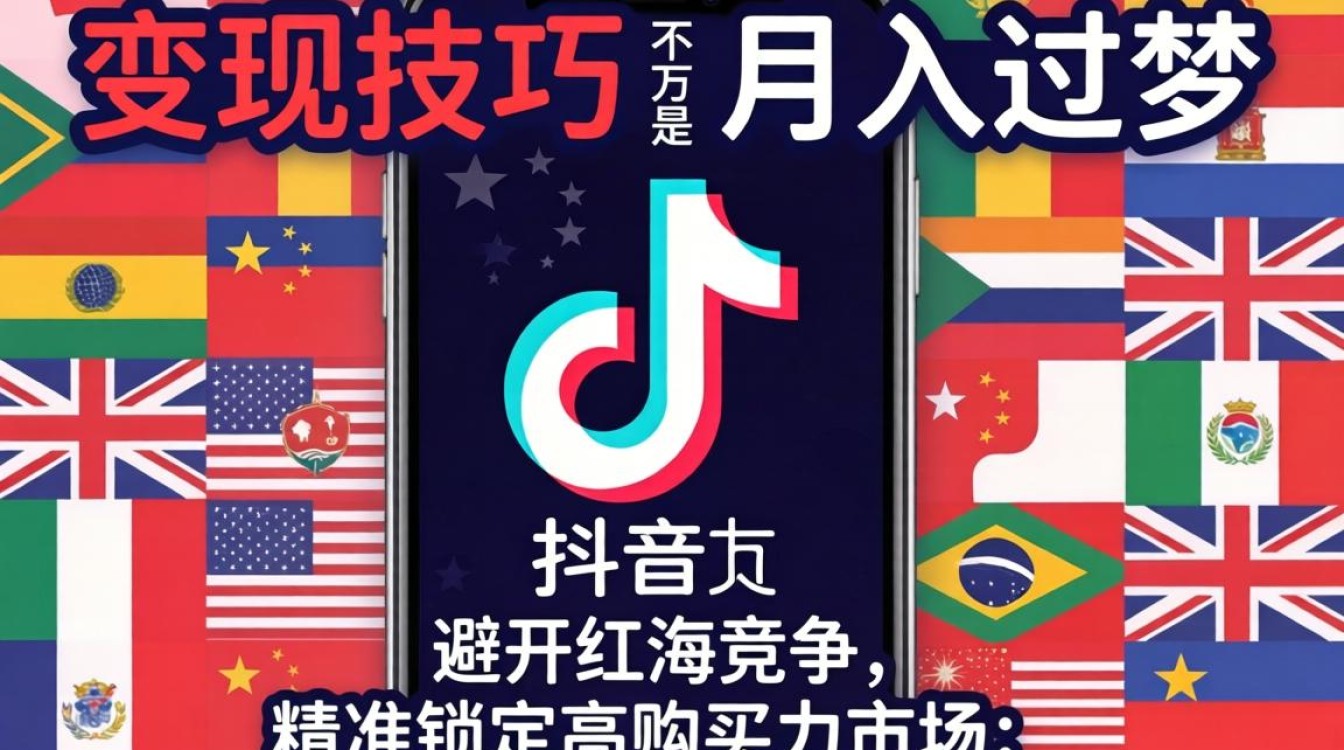 TikTok 开通的全部国家 变现技巧