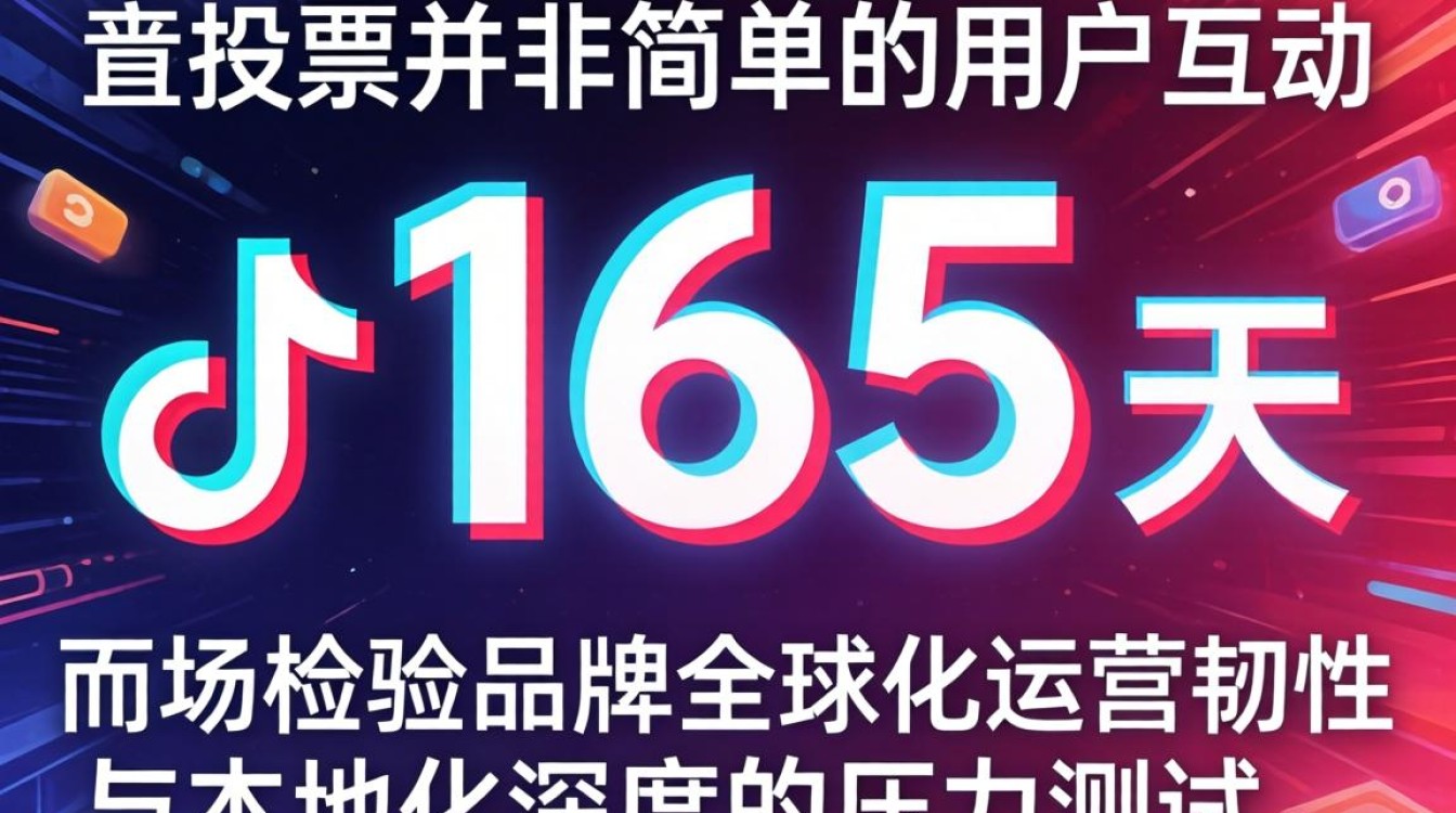 TikTok 165天投票 全球化运营策略思维