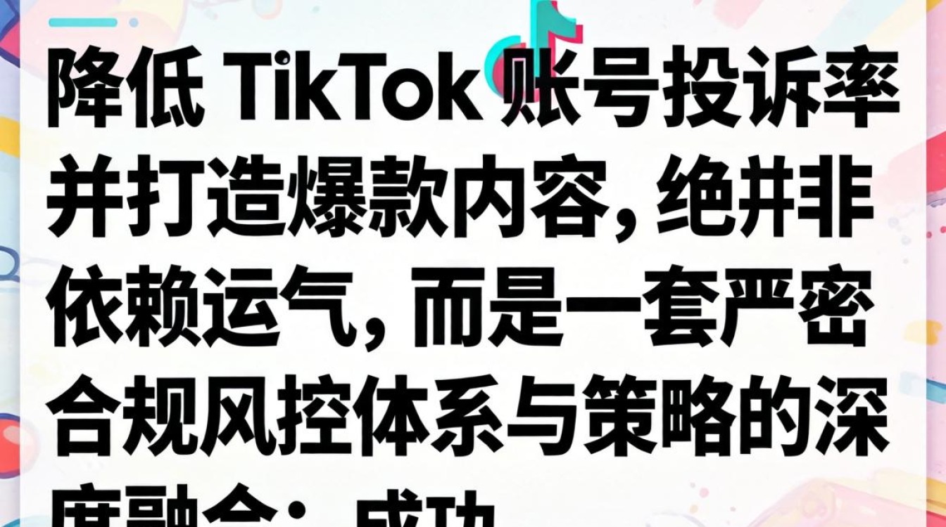 TikTok 如何减少投诉率 内容创作技巧
