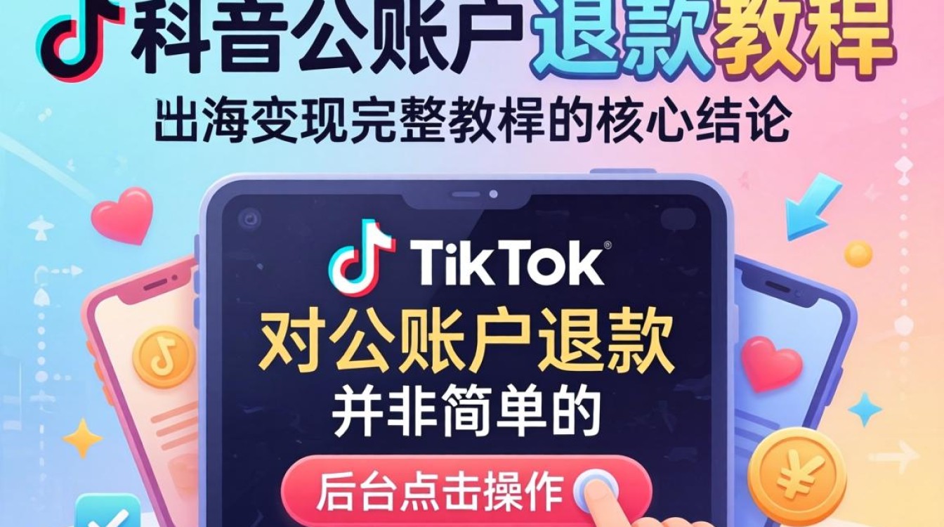 TikTok 对公账户退款流程及出海变现技巧