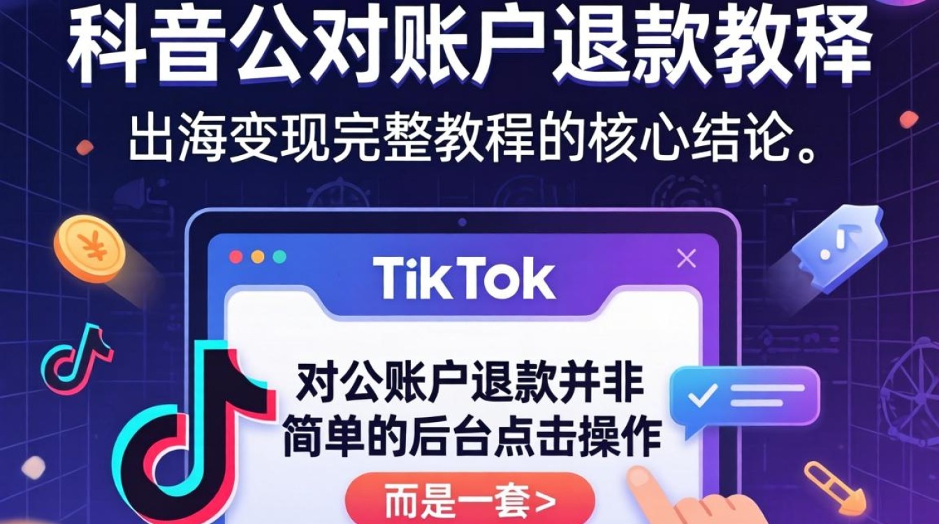 TikTok 对公账户退款流程及出海变现技巧