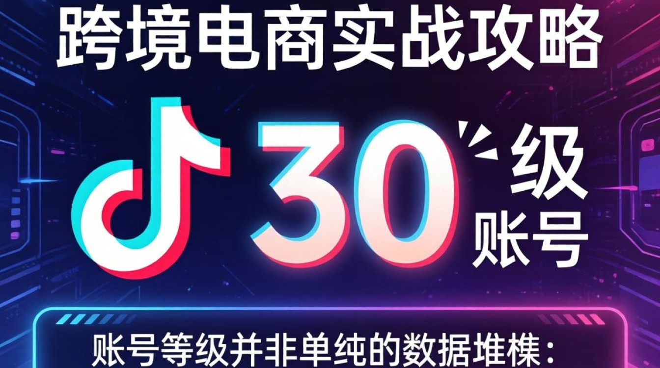 TikTok 30 级账号开通条件与流量获取
