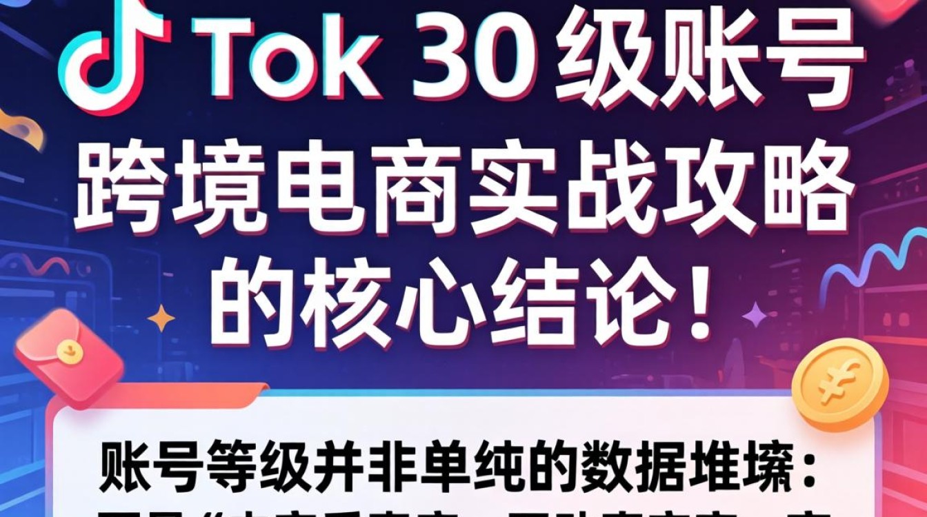 TikTok 30 级账号开通条件与流量获取