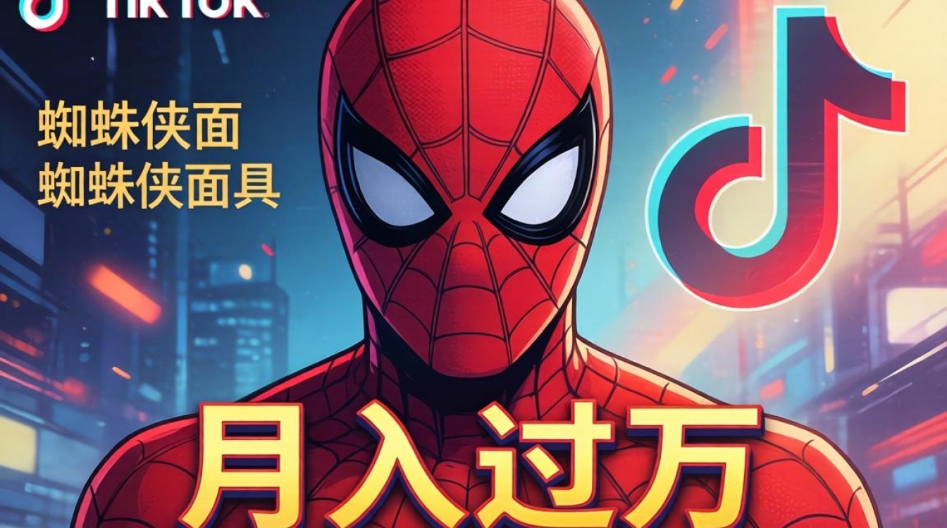 TikTok 蜘蛛侠面具怎么变现