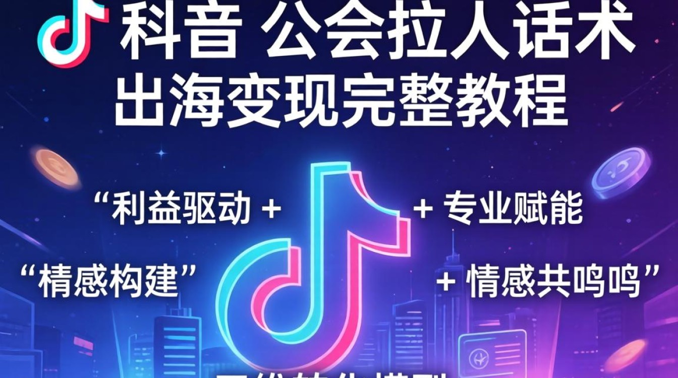 TikTok 公会拉人话术 出海变现完整教程