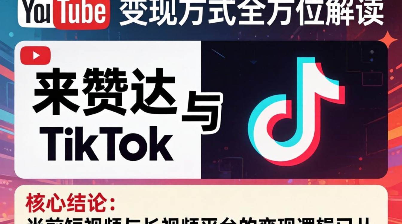 YouTube 来赞达和tiktok 变现方式全方位解读