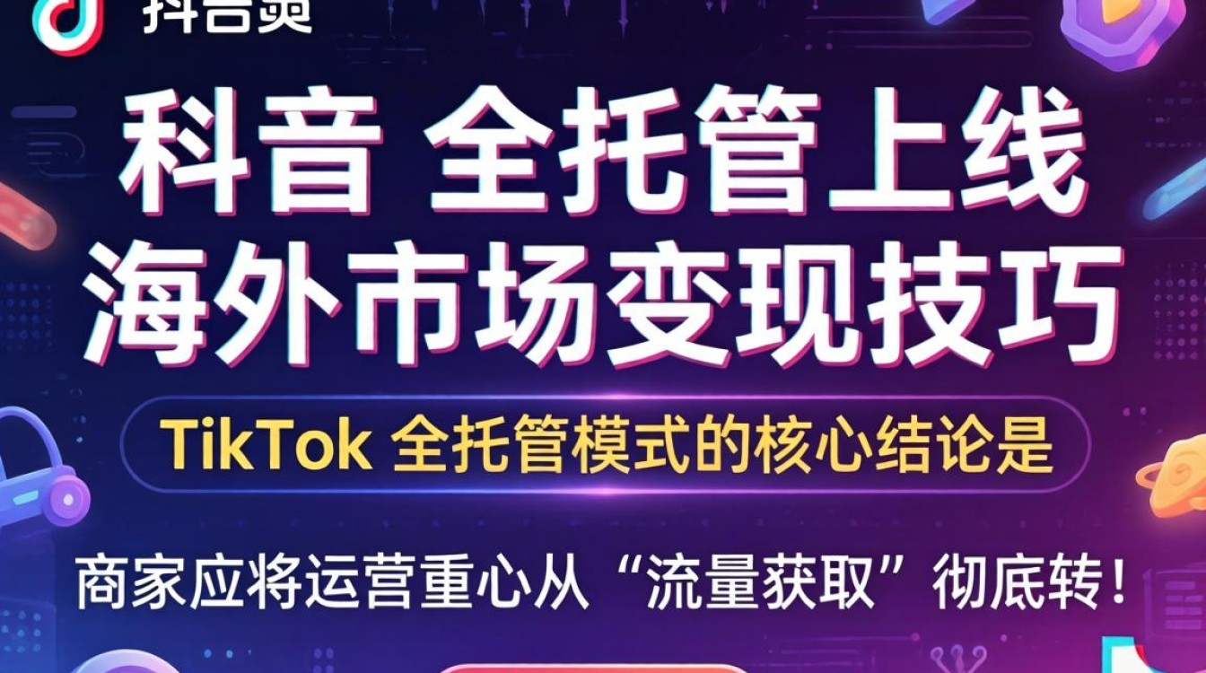 TikTok 全托管上线 海外市场变现技巧