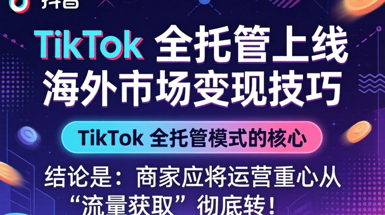 TikTok 全托管上线 海外市场变现技巧
