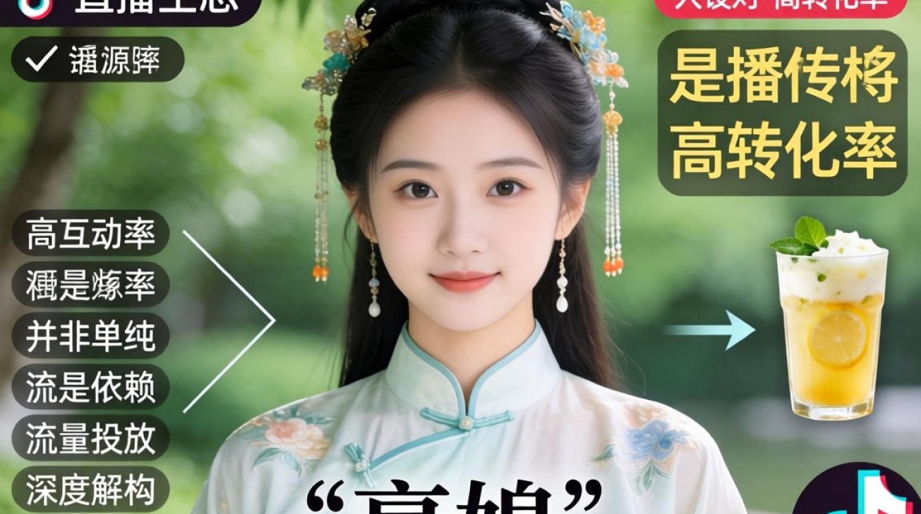 直播话术 褒姒tiktok网红 提升互动转化