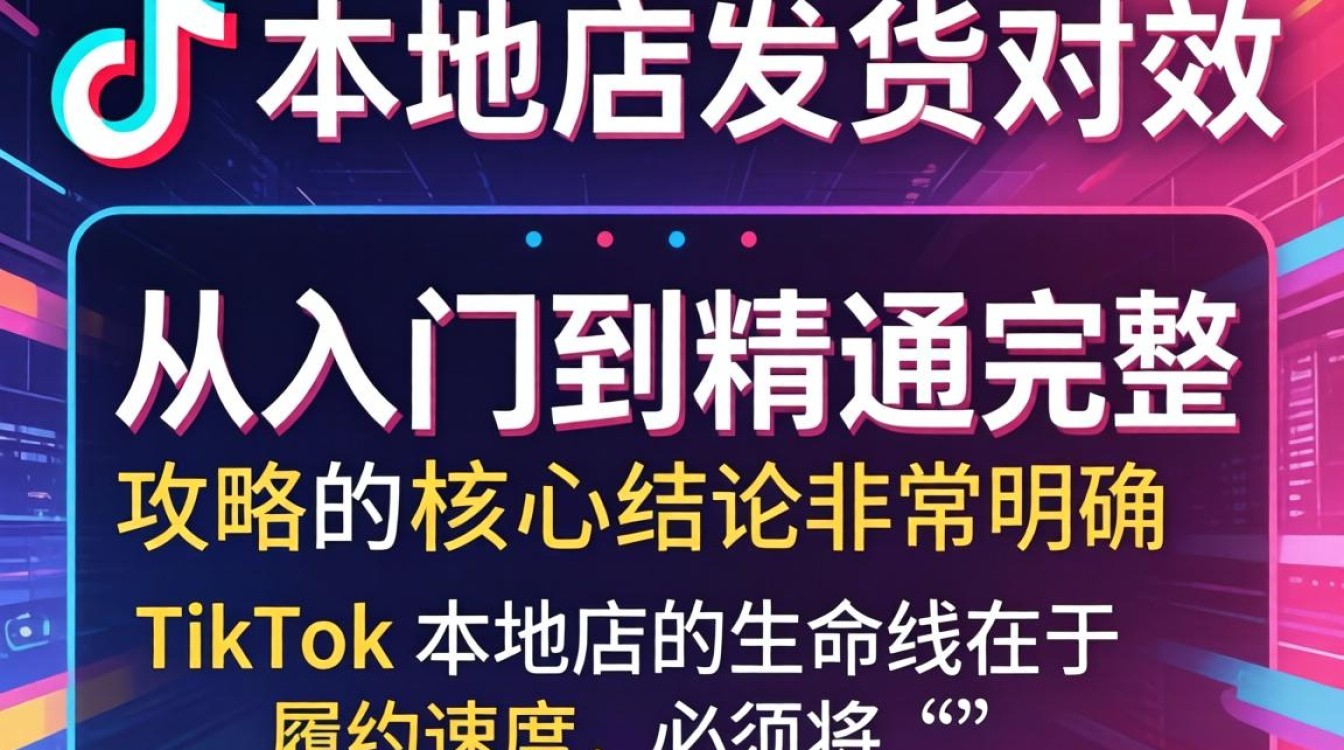 TikTok 本地店发货时效 从入门到精通完整攻略