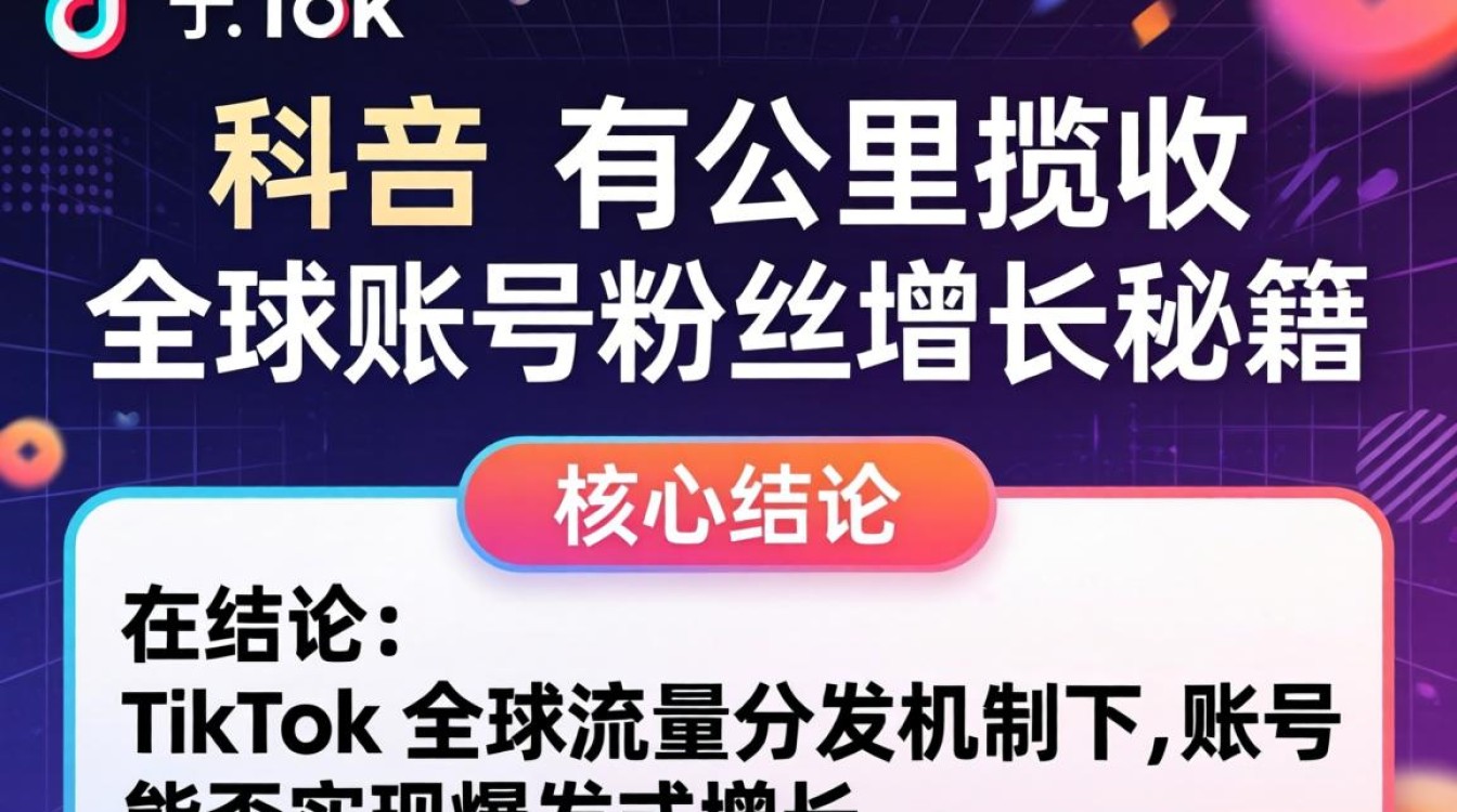 TikTok 首公里揽收 全球账号粉丝增长秘籍