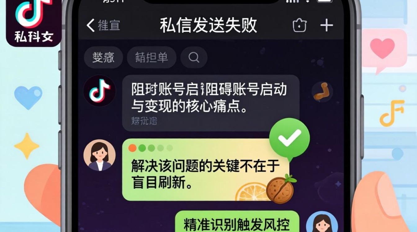 TikTok 私信发送失败社区 运营实操教程