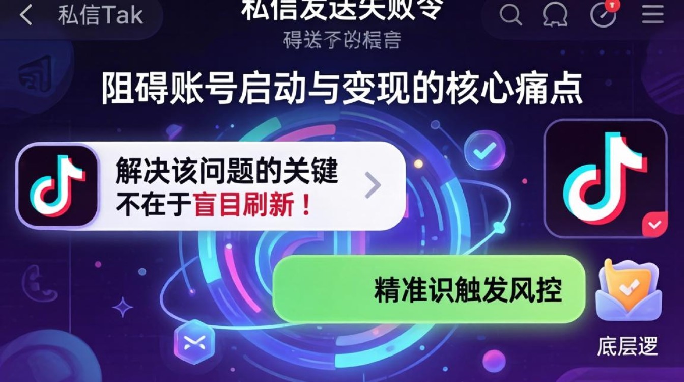 TikTok 私信发送失败社区 运营实操教程