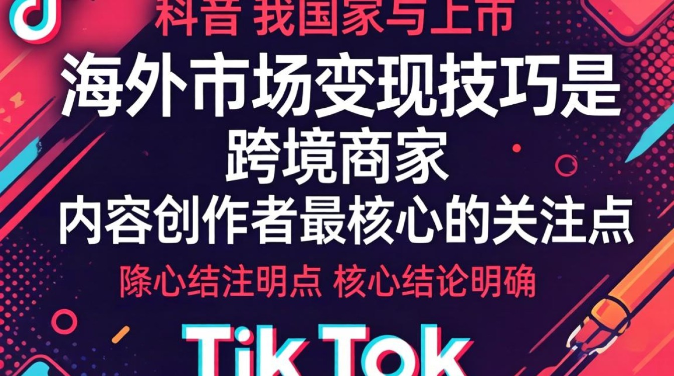 TikTok 在哪个国家上市 海外市场变现技巧