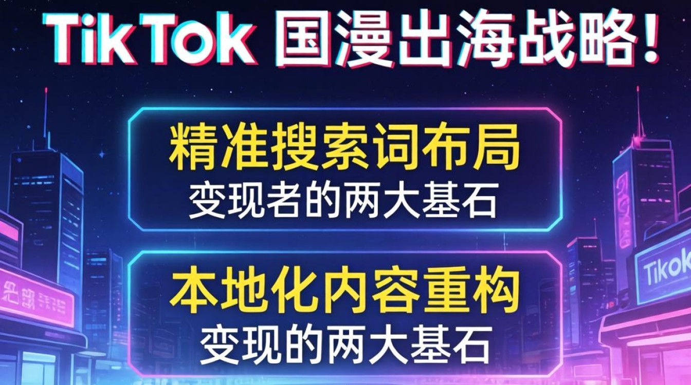 TikTok 国漫搜什么 海外市场变现技巧