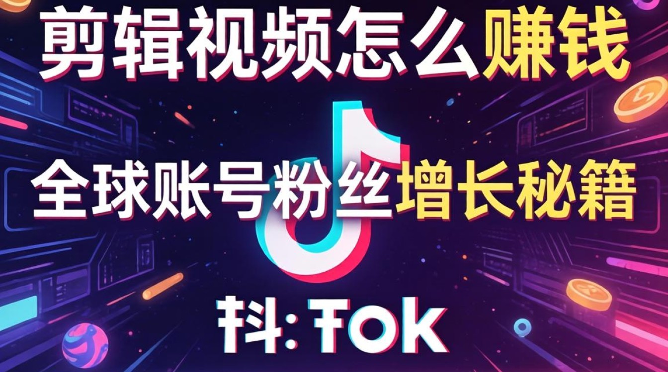 TikTok 剪辑视频怎么赚钱 全球账号粉丝增长秘籍