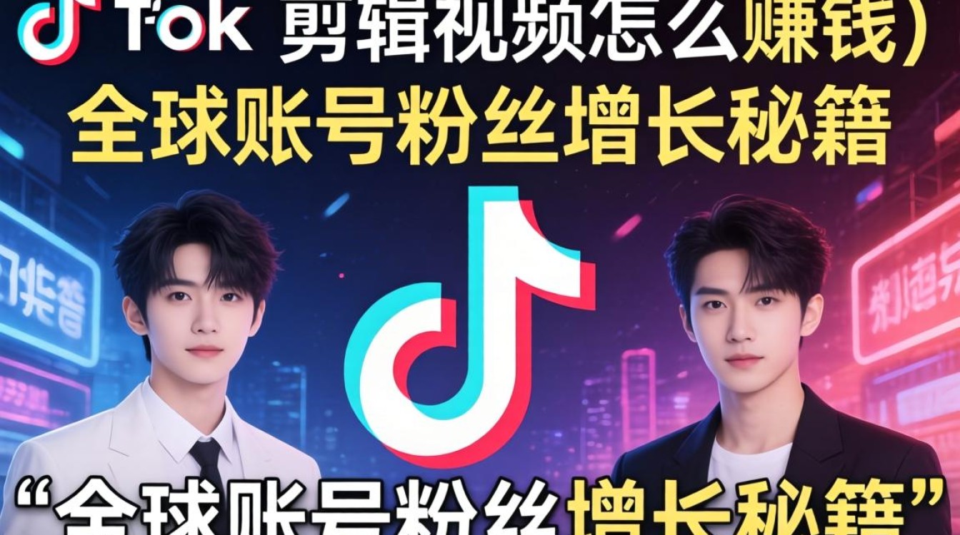 TikTok 剪辑视频怎么赚钱 全球账号粉丝增长秘籍