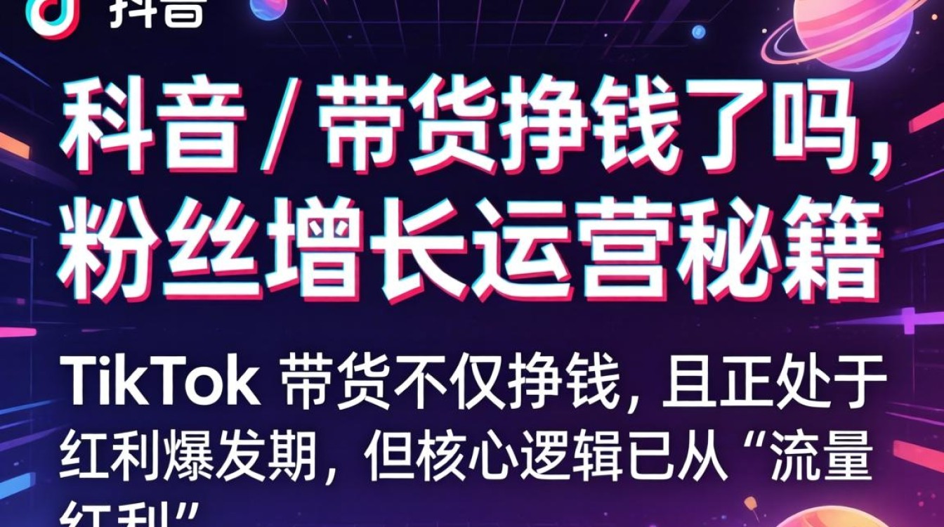 TikTok 带货挣钱了吗 粉丝增长运营秘籍