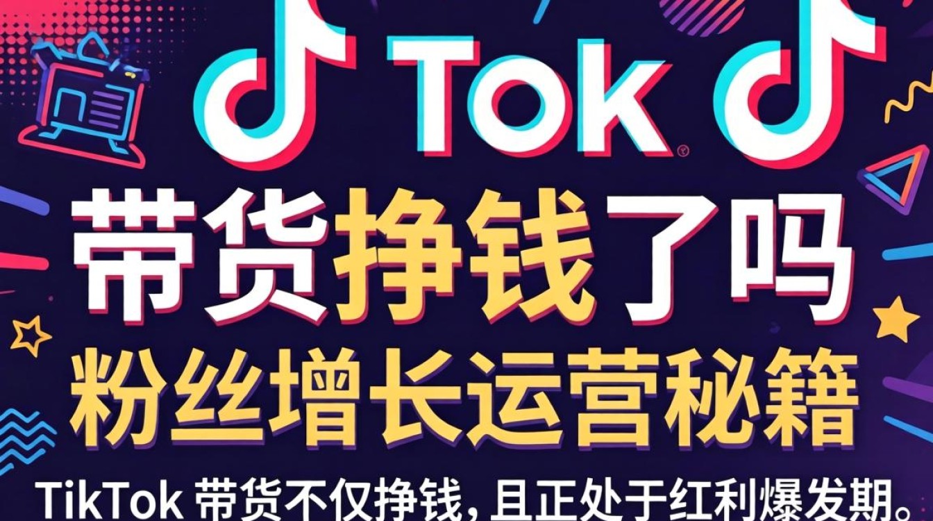 TikTok 带货挣钱了吗 粉丝增长运营秘籍
