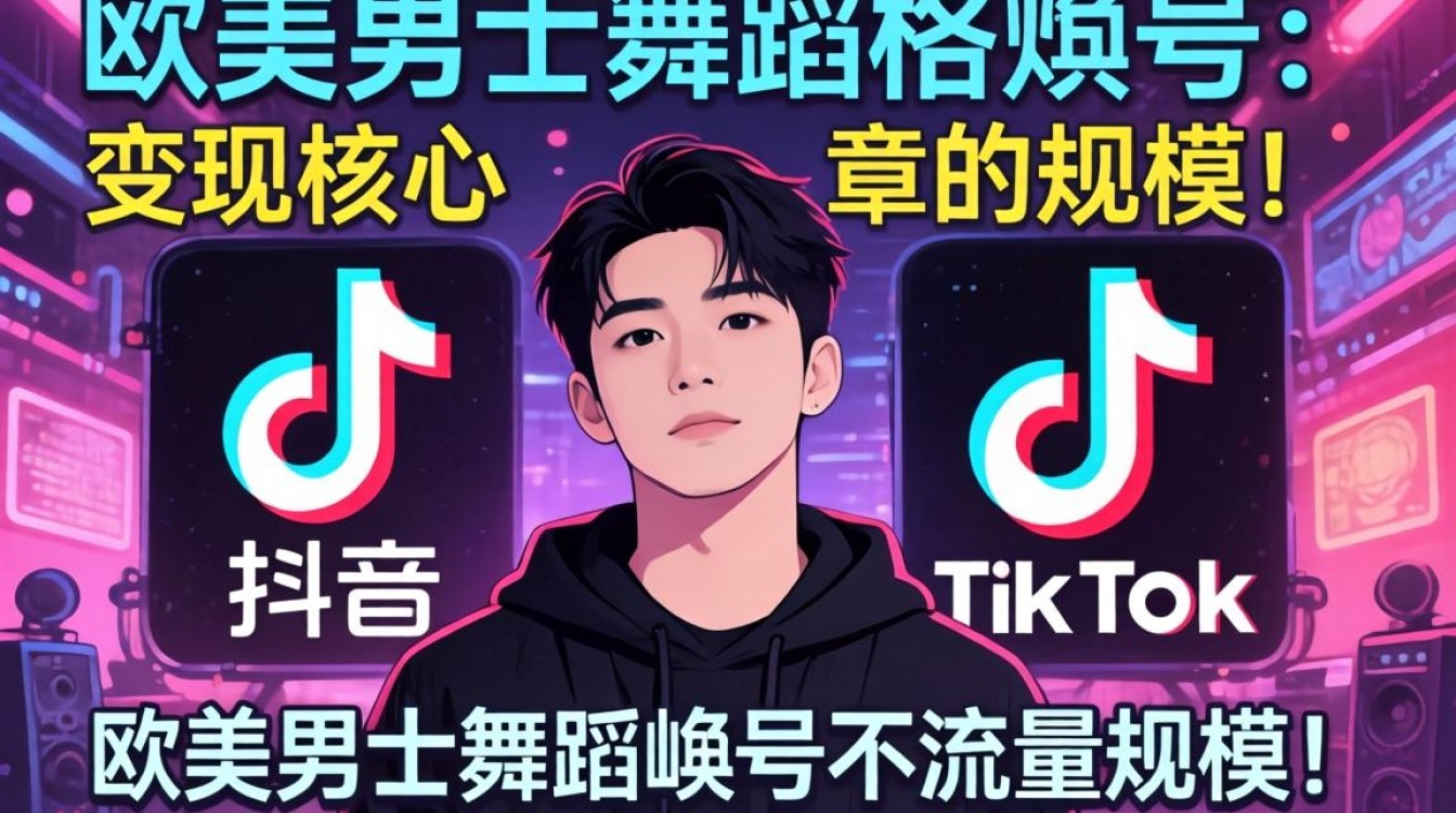 抖音 欧美男tiktok舞蹈 私域流量变现指南