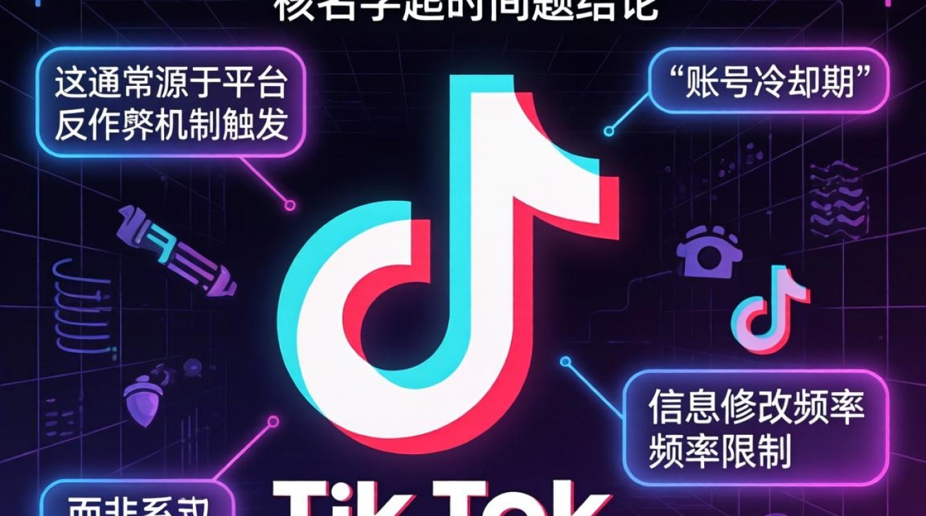 TikTok 改名字超时原因及解决方法