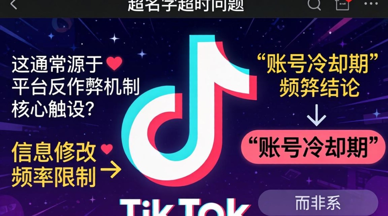 TikTok 改名字超时原因及解决方法