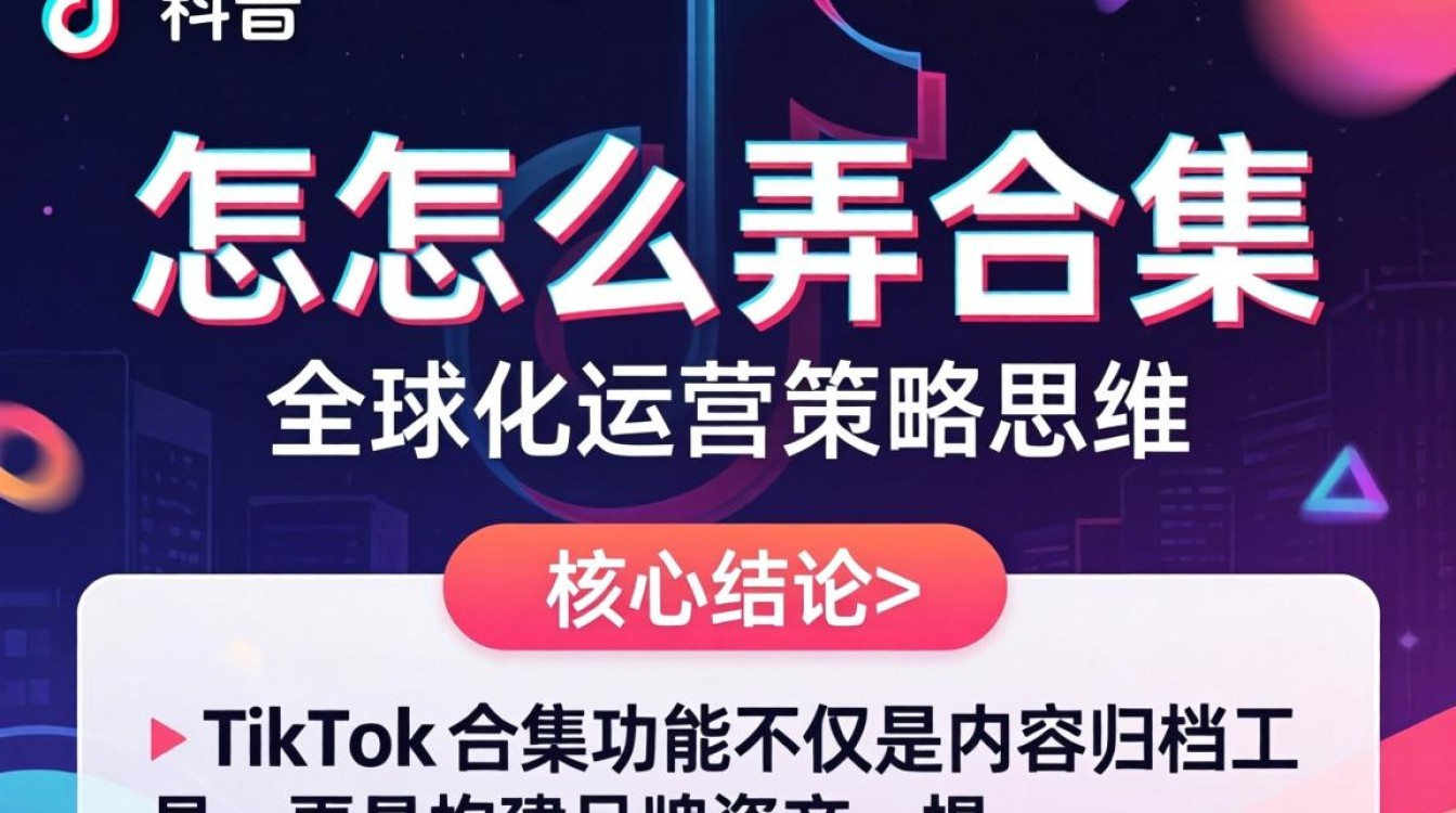 TikTok 怎么弄合集 全球化运营策略思维