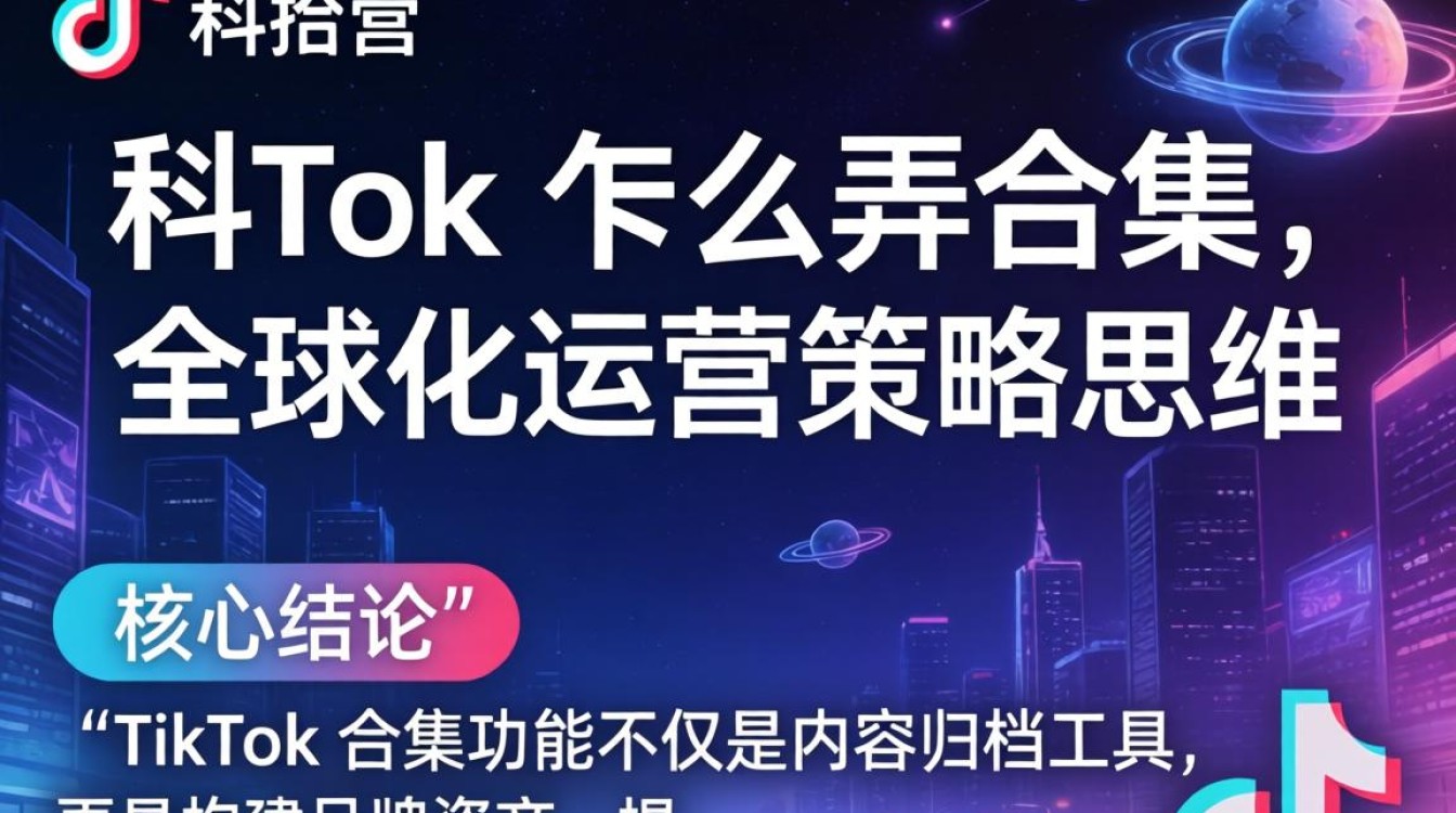 TikTok 怎么弄合集 全球化运营策略思维