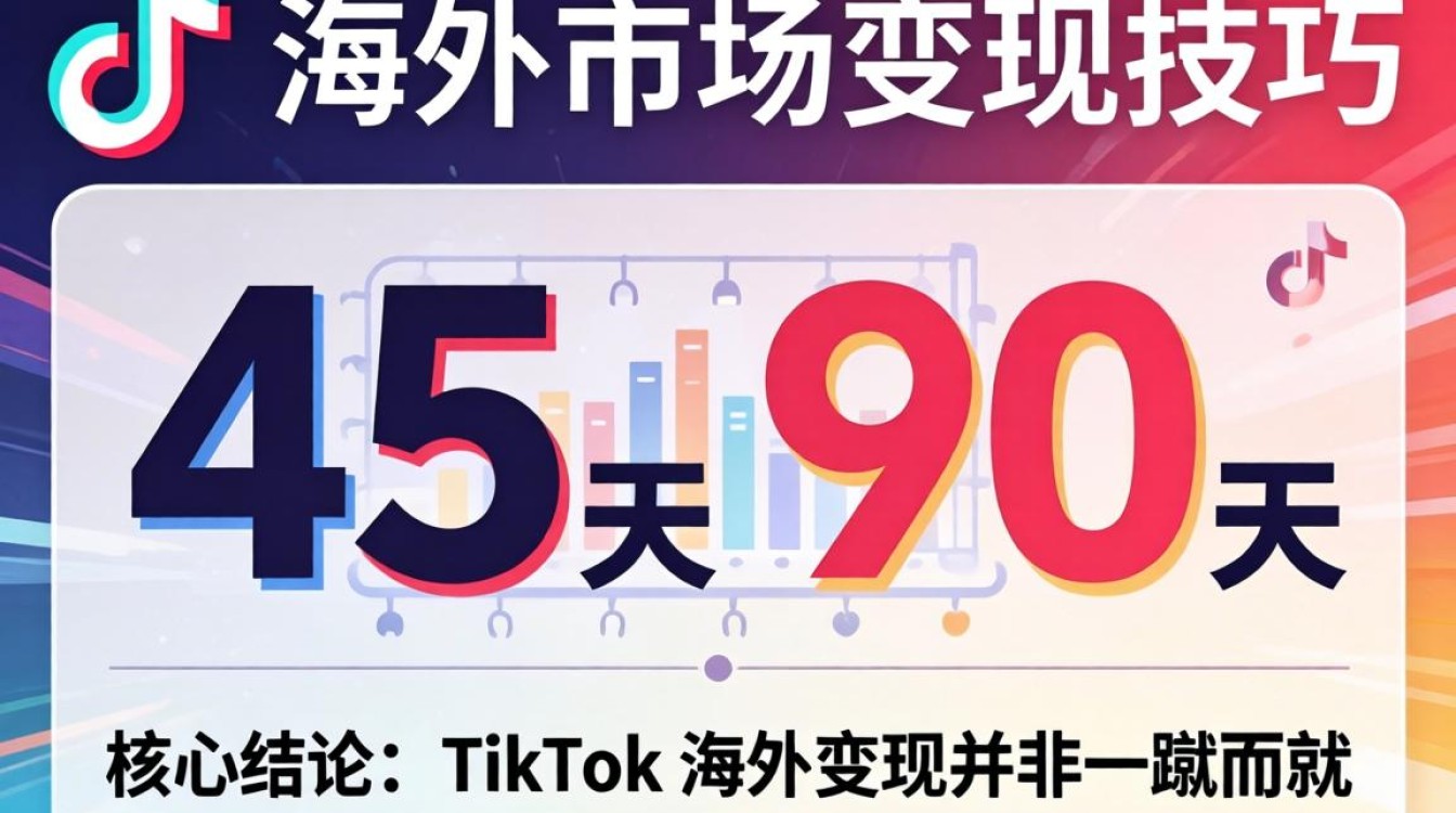 TikTok 45天 90天 海外市场变现技巧