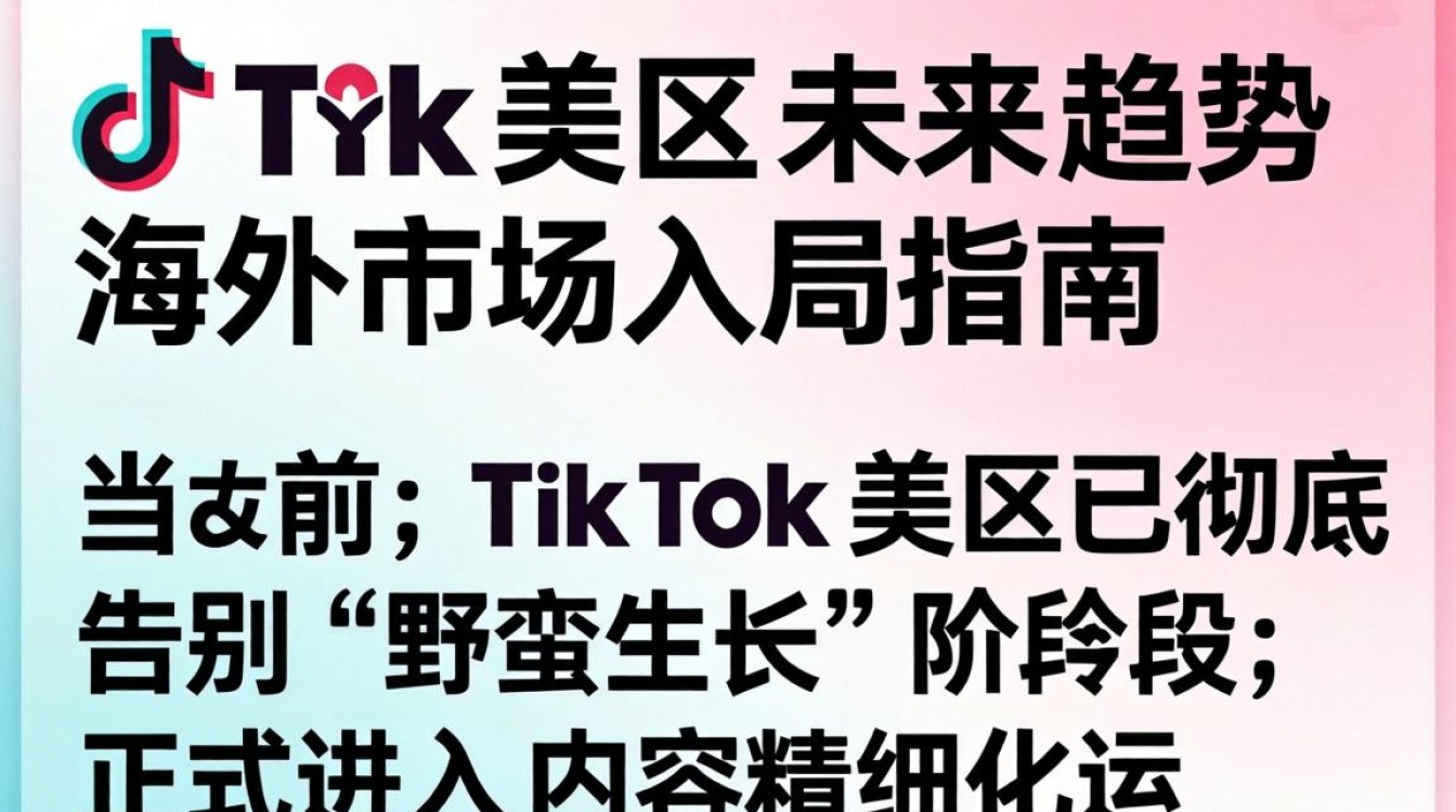 TikTok 美区未来趋势 海外市场入局指南