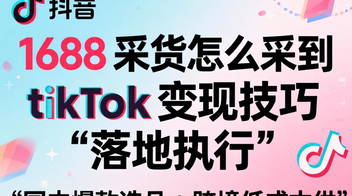 抖音 1688 采货怎么采到 TikTok 变现