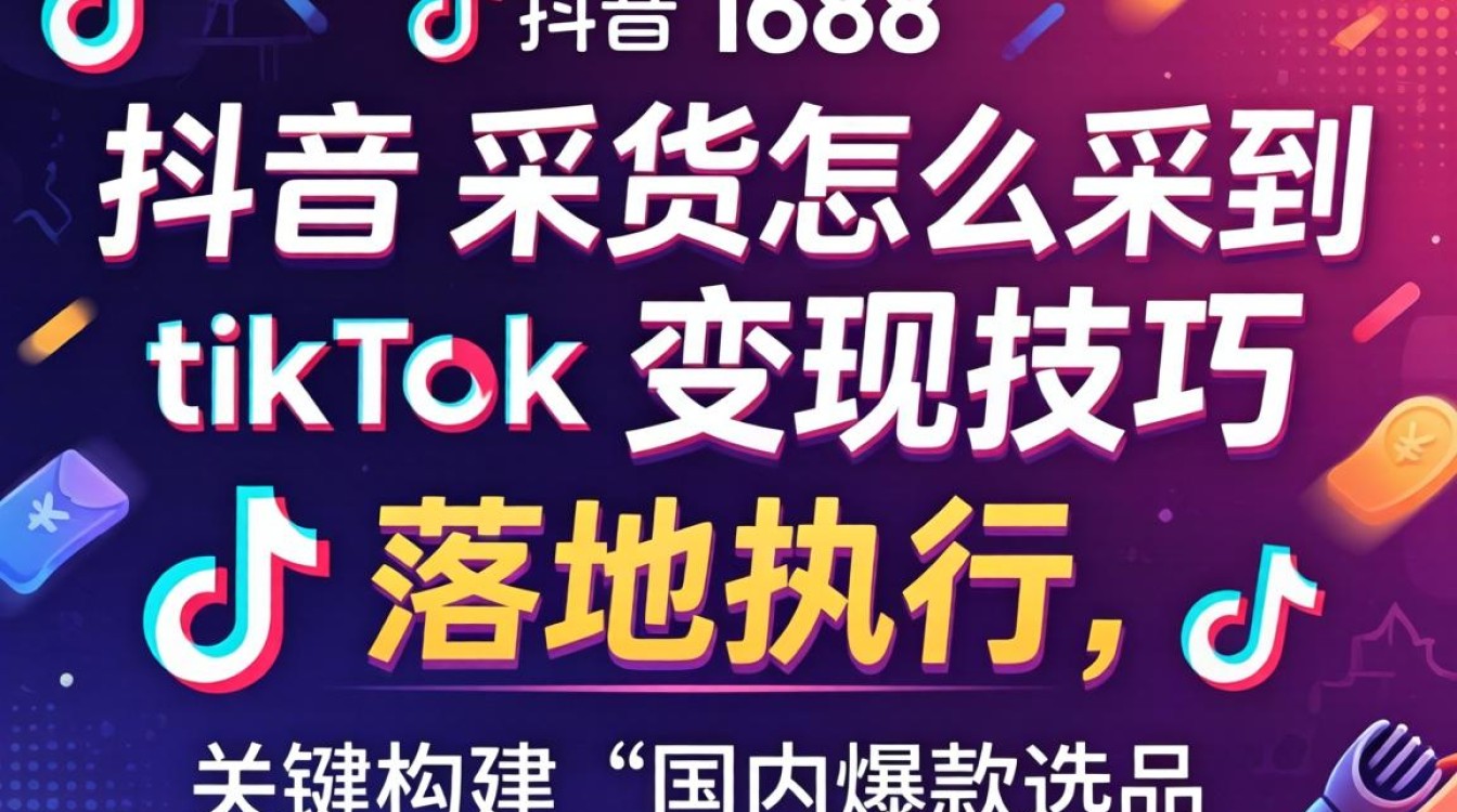 抖音 1688 采货怎么采到 TikTok 变现