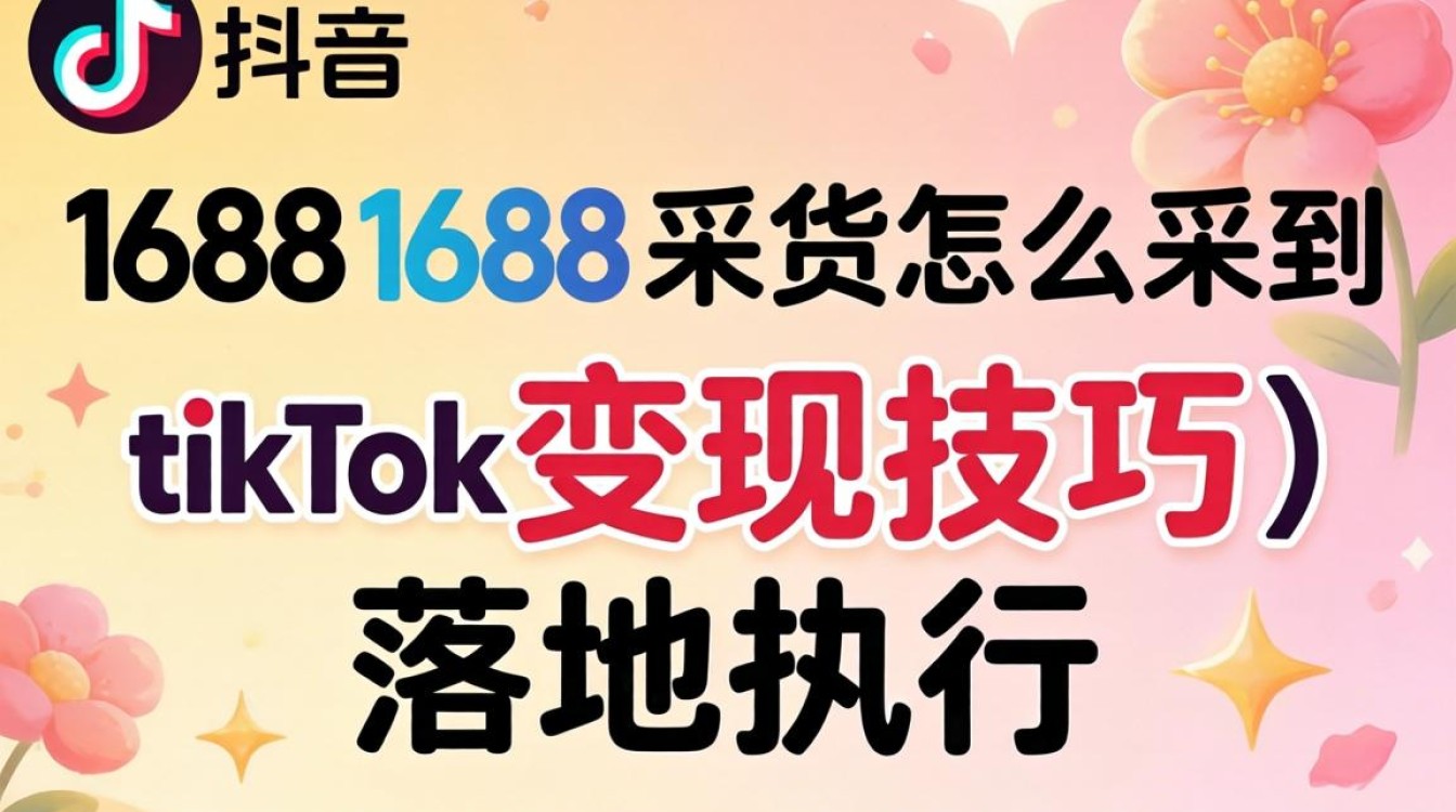 抖音 1688 采货怎么采到 TikTok 变现